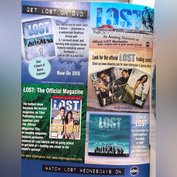 📚✨ Vintage 2005 – LOST Official Companion Book + Bonus DVD | Rare Item 📚✨ - Picture 12 of 16